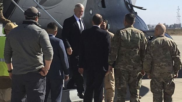 جيمس ماتيس وصل العراق الاثنين في زيارة غير معلنة